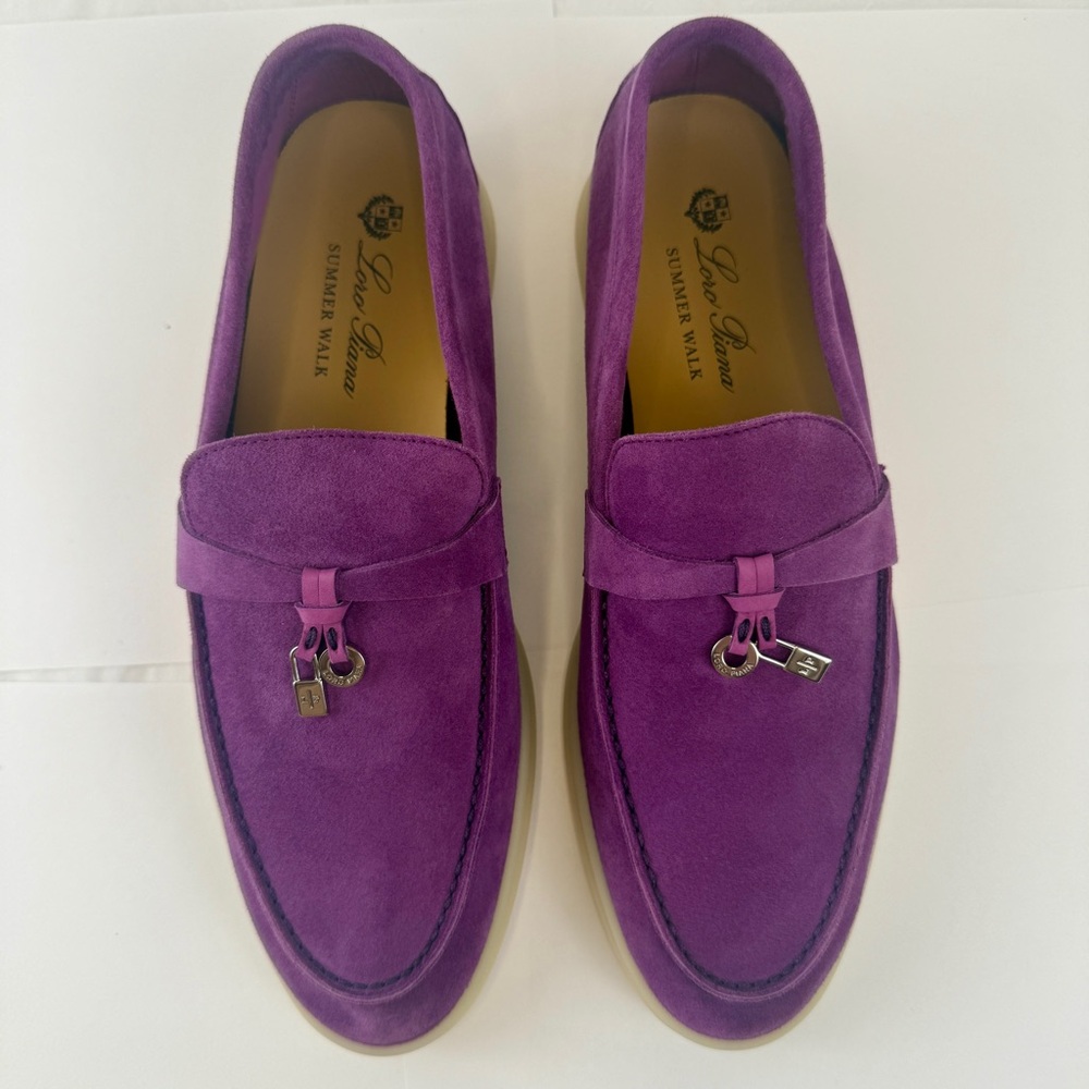 NWT Loro Piana Summer Charms Walk Loafers size 39fit 8-9 US AUTHENTIC - Picture 4 of 10